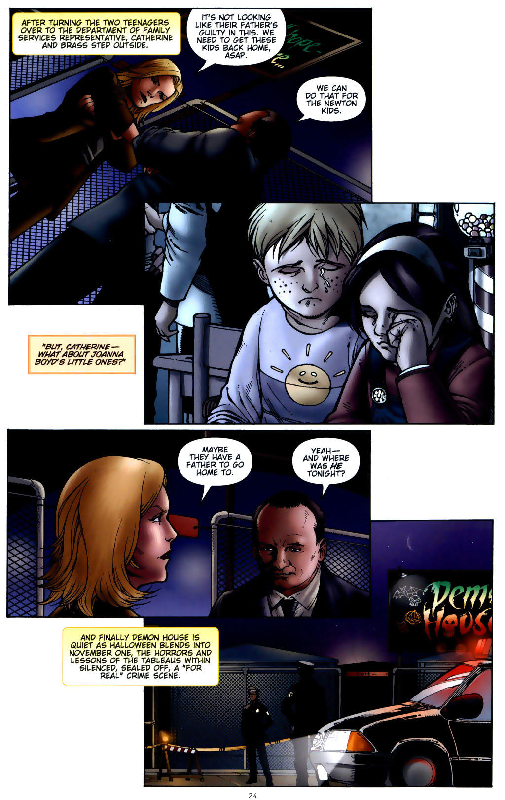 Read online CSI: Crime Scene Investigation: Demon House comic -  Issue #3 - 22