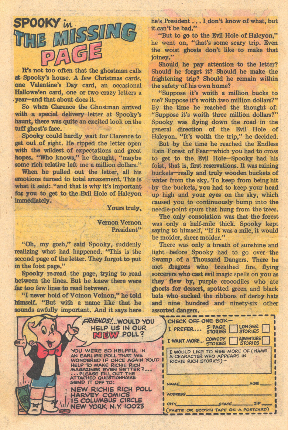 Read online Spooky comic -  Issue #146 - 26