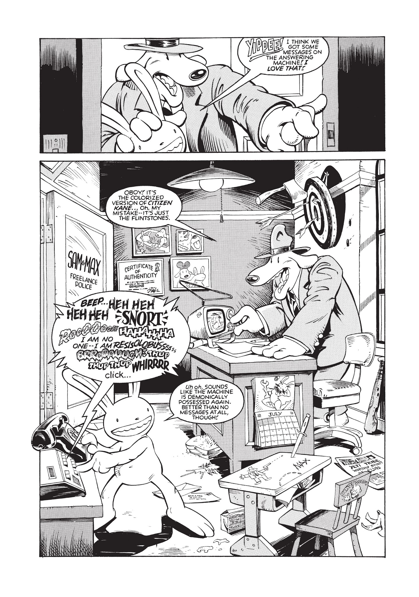 Read online Sam & Max Surfin' The Highway comic -  Issue # TPB - 13