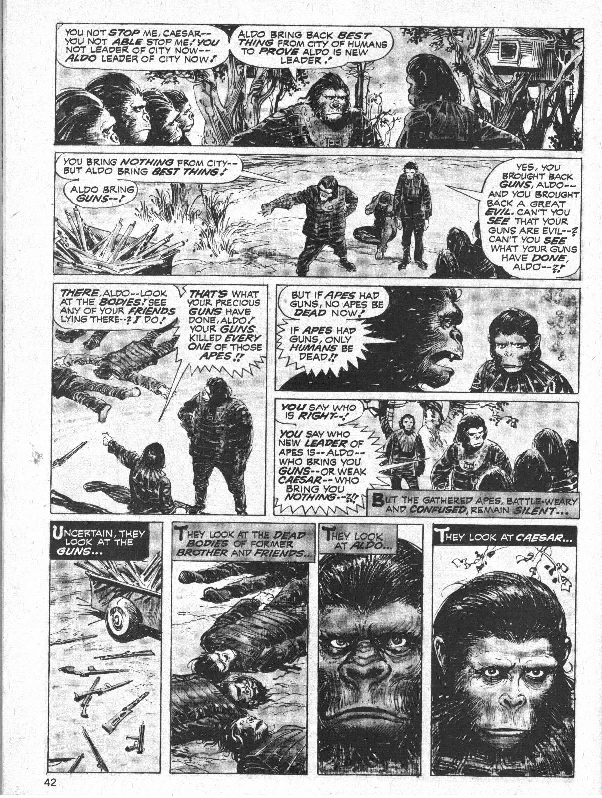 Read online Planet of the Apes comic -  Issue #22 - 43