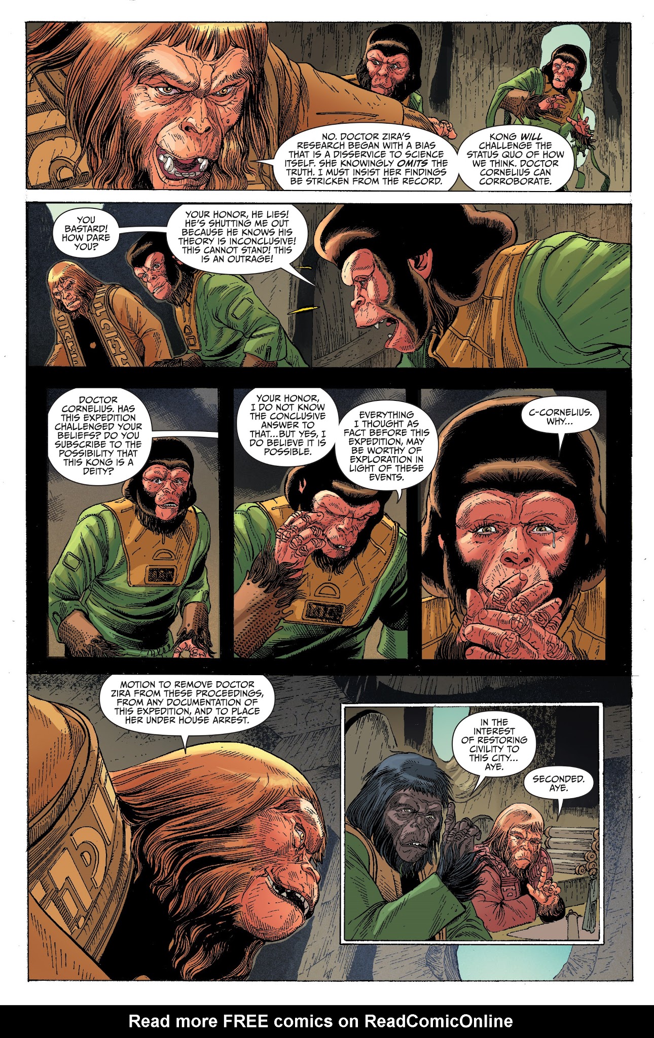 Read online Kong on the Planet of the Apes comic -  Issue #4 - 10