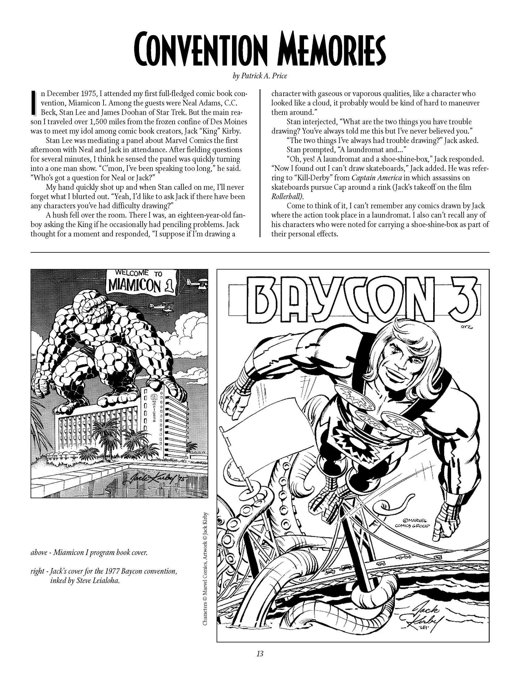 Read online The Jack Kirby Collector comic -  Issue #4 - 13