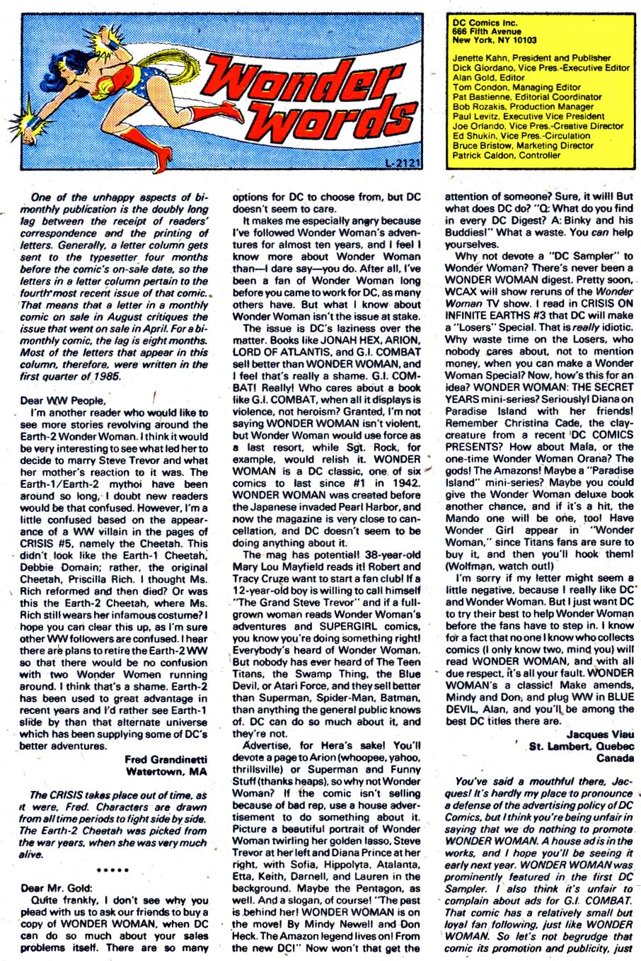 Read online Wonder Woman (1942) comic -  Issue #328 - 31