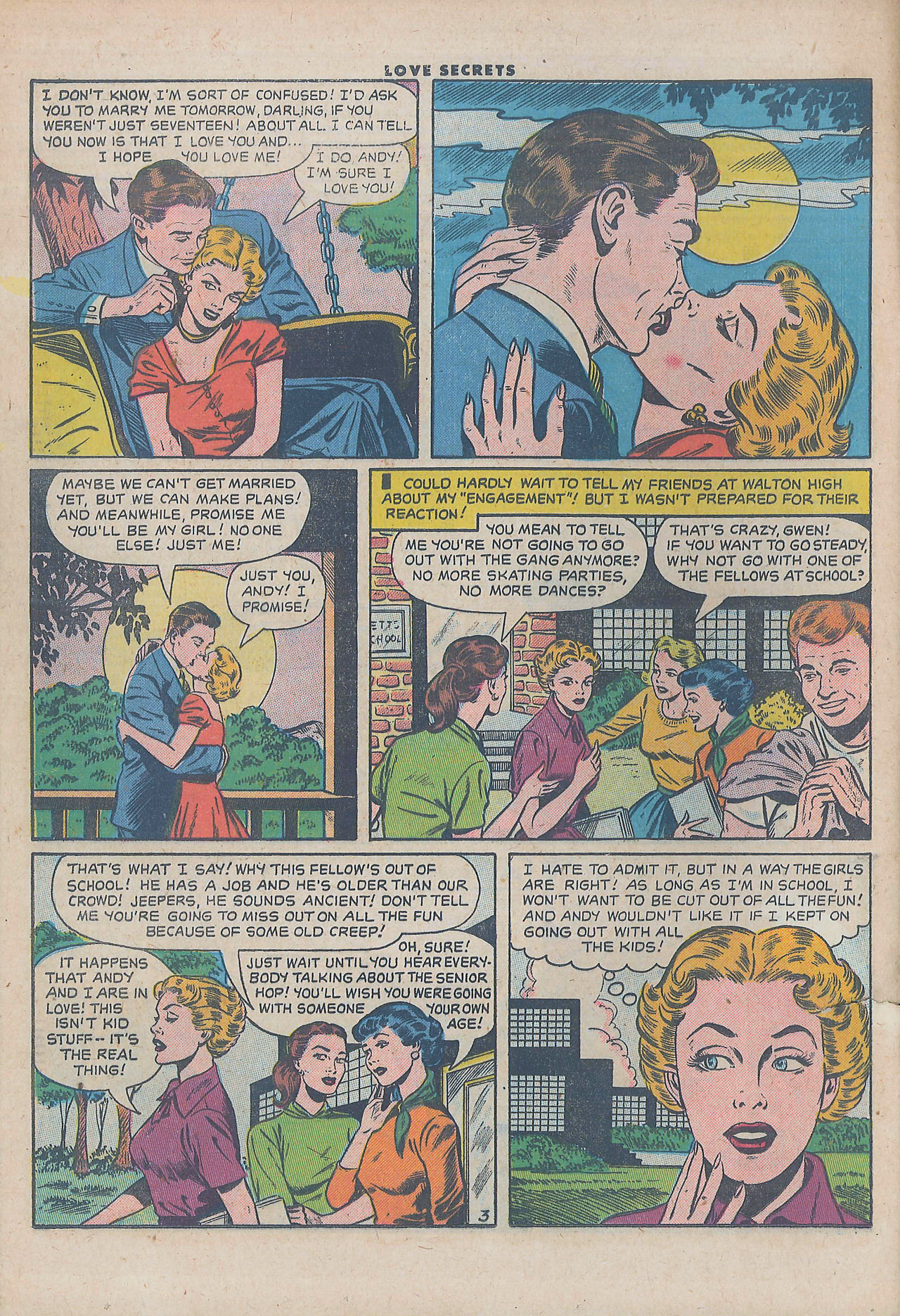 Read online Love Secrets (1953) comic -  Issue #55 - 20