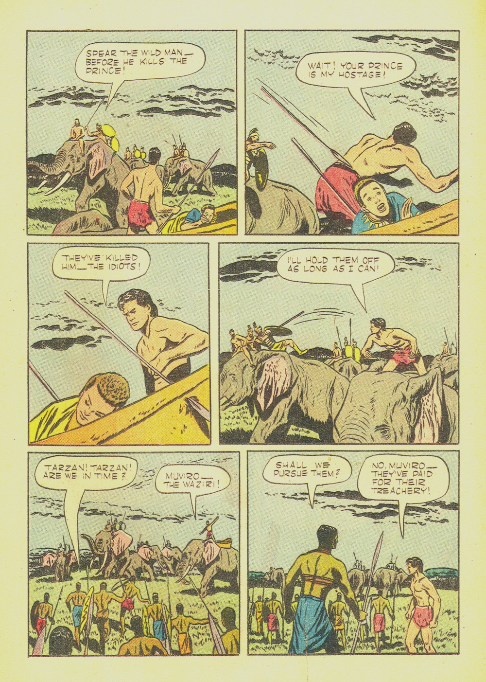 Read online Tarzan (1948) comic -  Issue #19 - 25