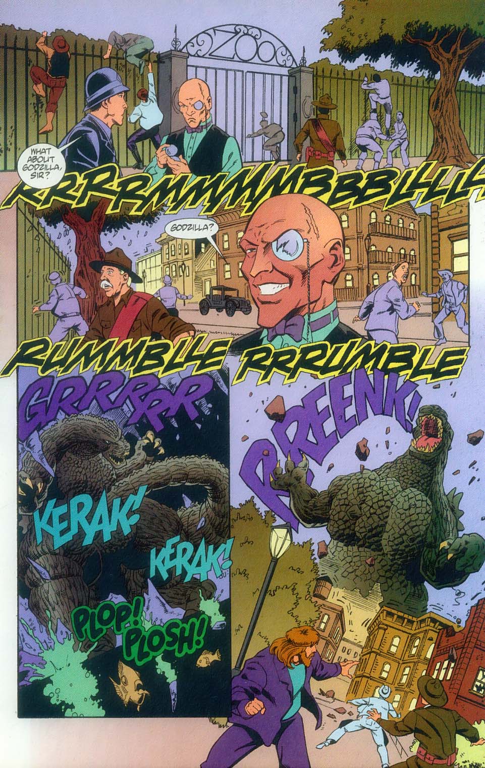 Read online Godzilla (1995) comic -  Issue #11 - 21