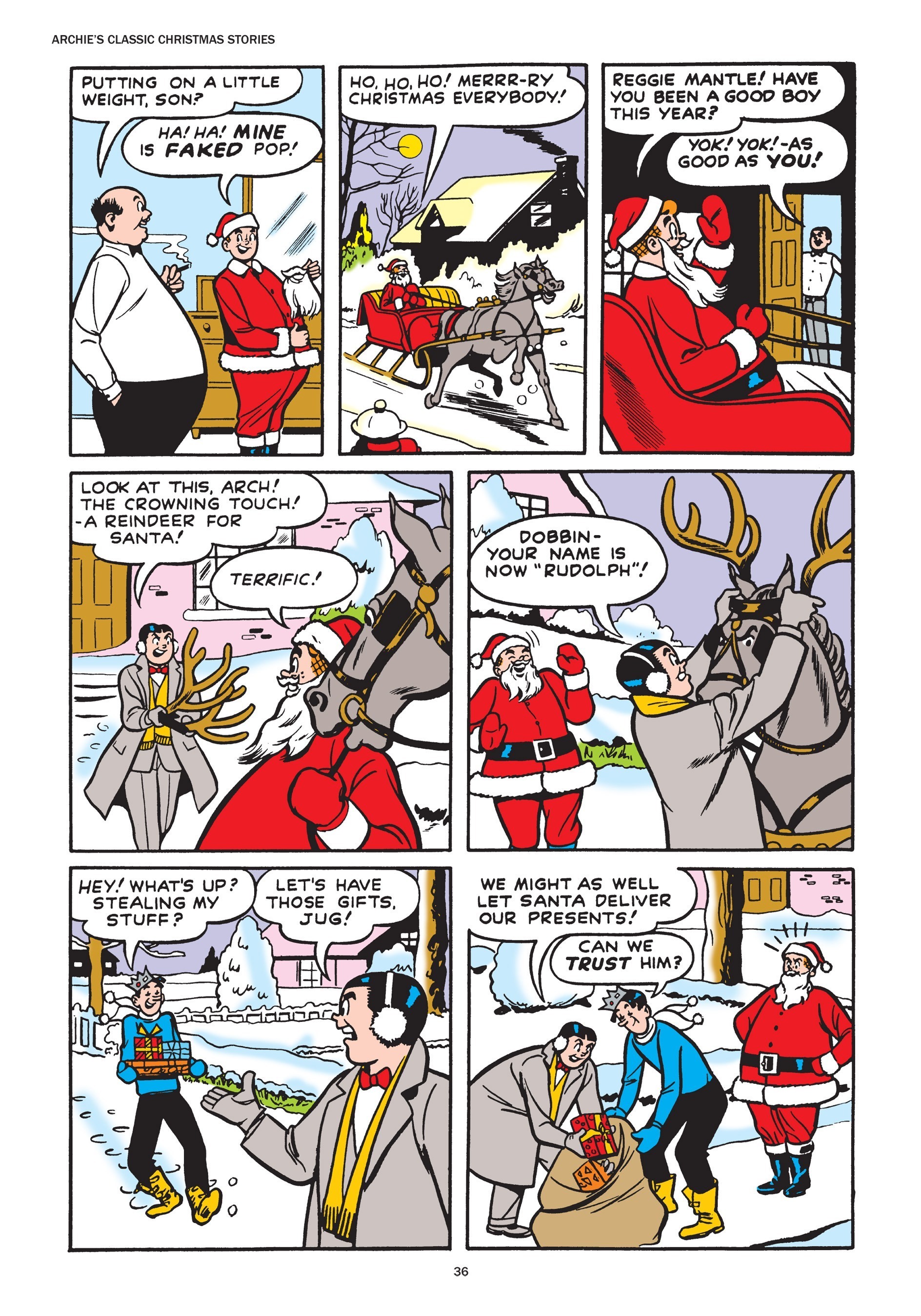 Read online Archie's Classic Christmas Stories comic -  Issue # TPB - 37