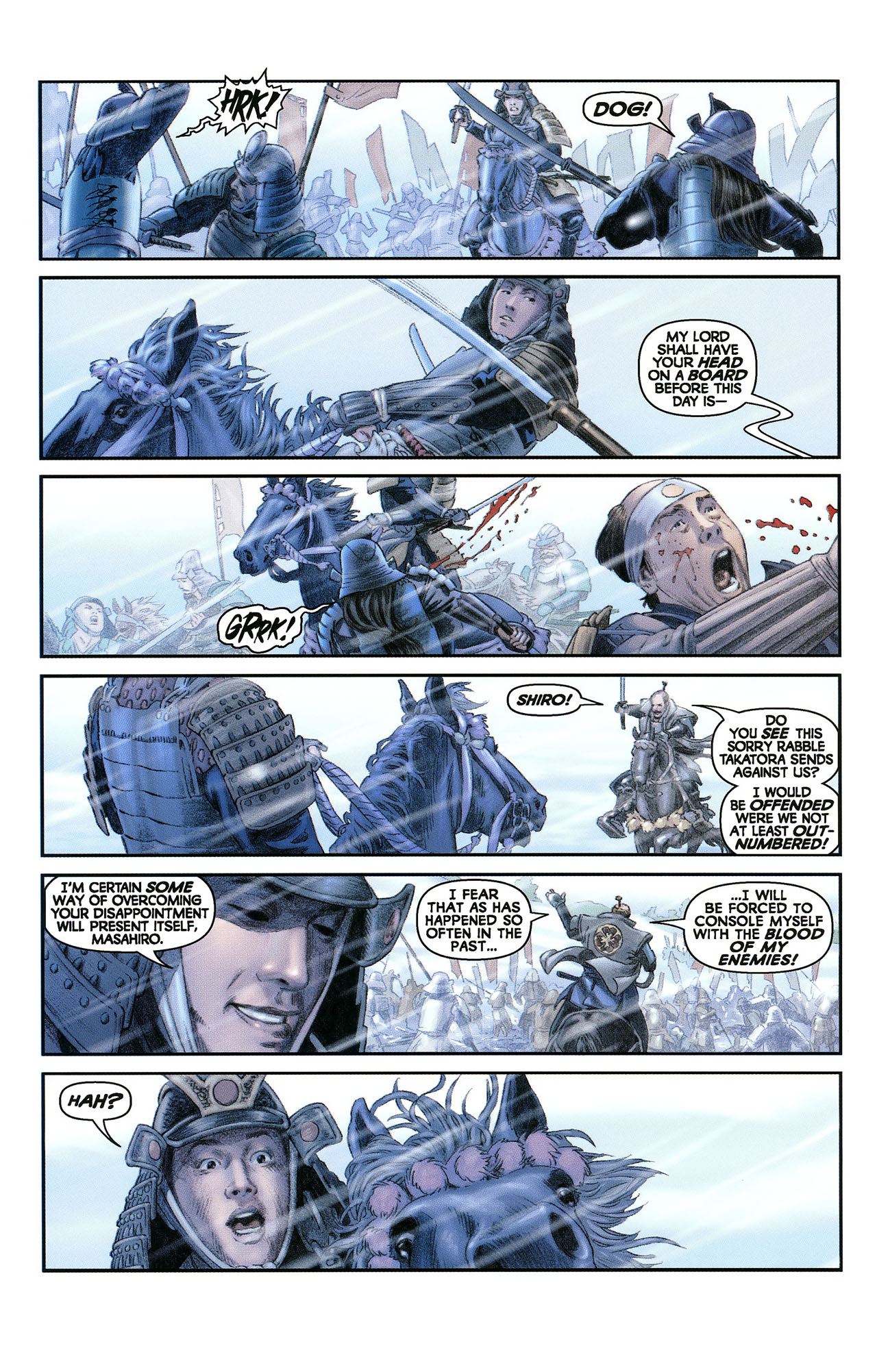 Read online Samurai: Heaven and Earth (2006) comic -  Issue #1 - 5