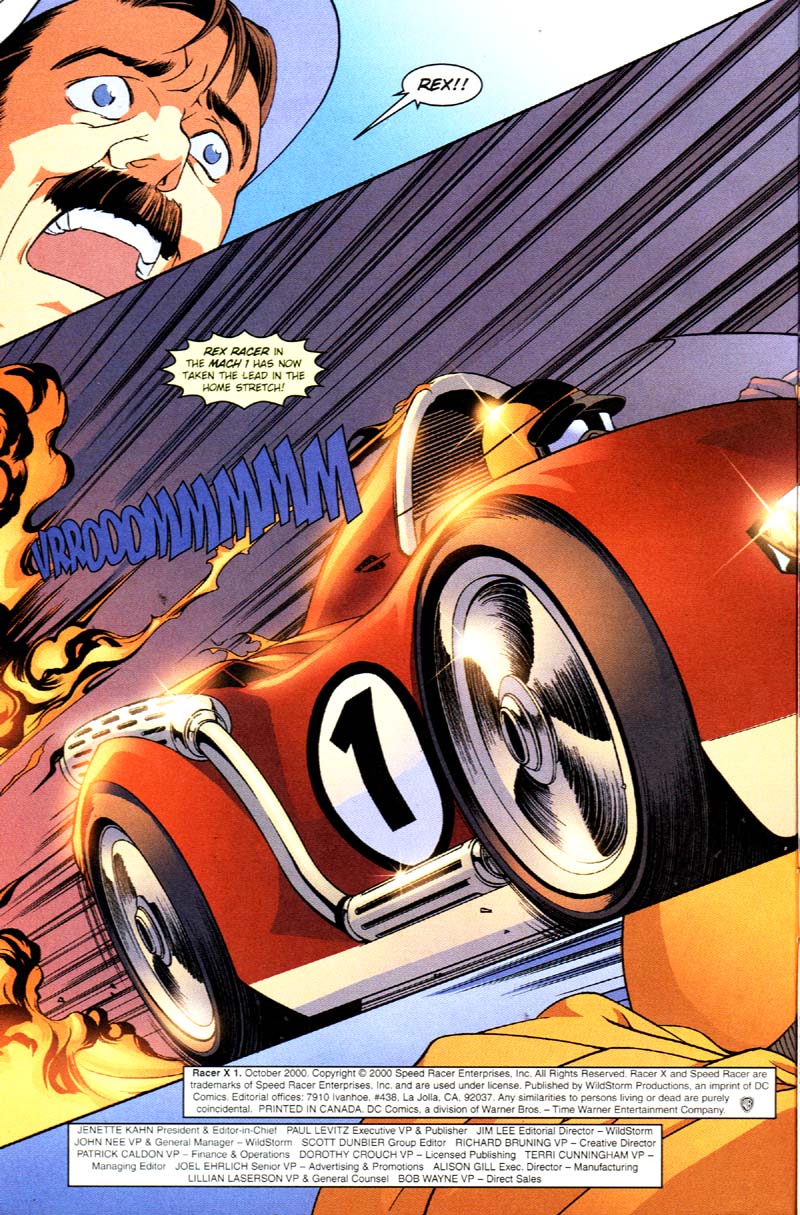 Read online Racer X comic -  Issue #1 - 6