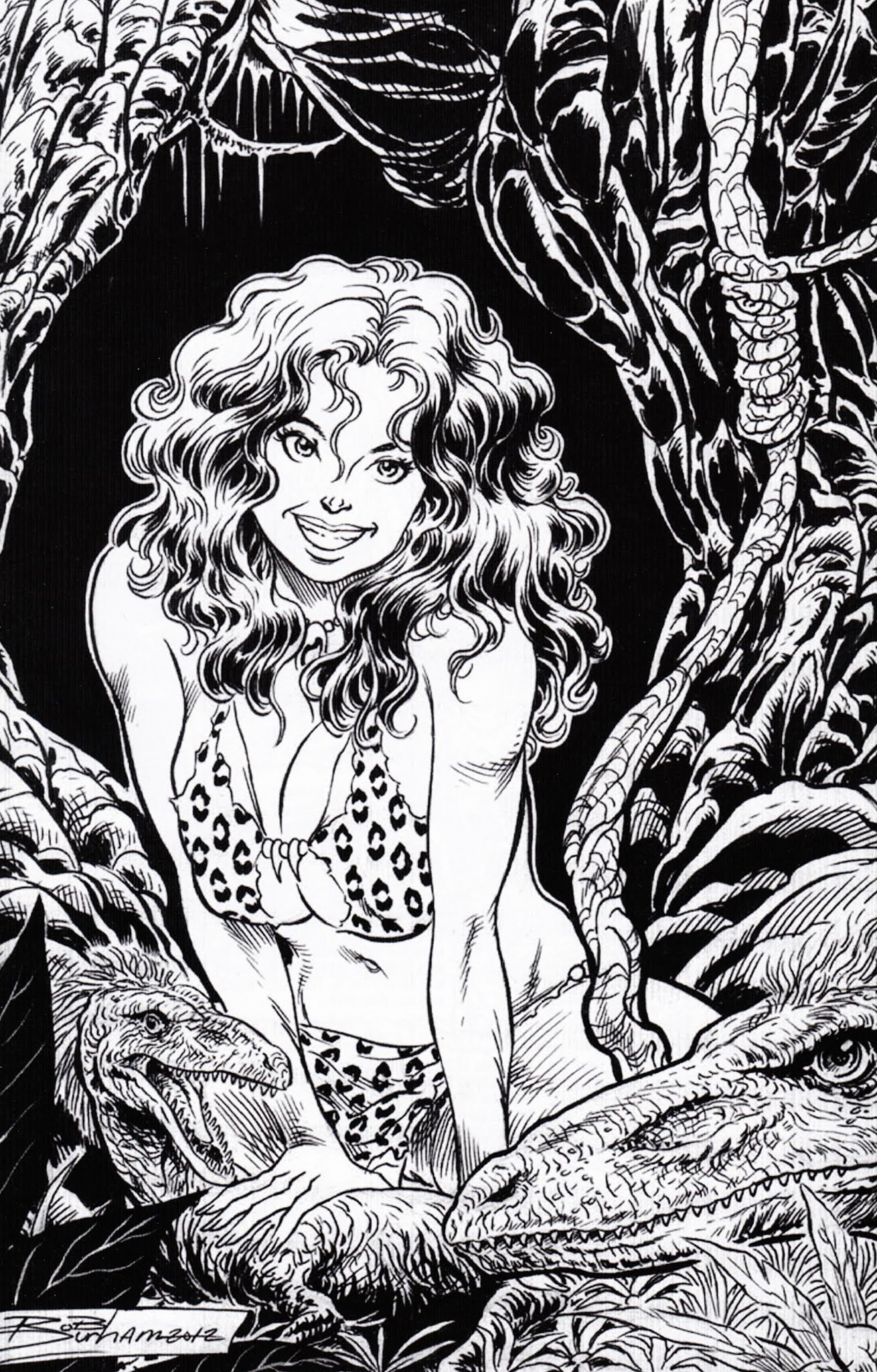 Read online Cavewoman: Gangster comic -  Issue #3 - 26