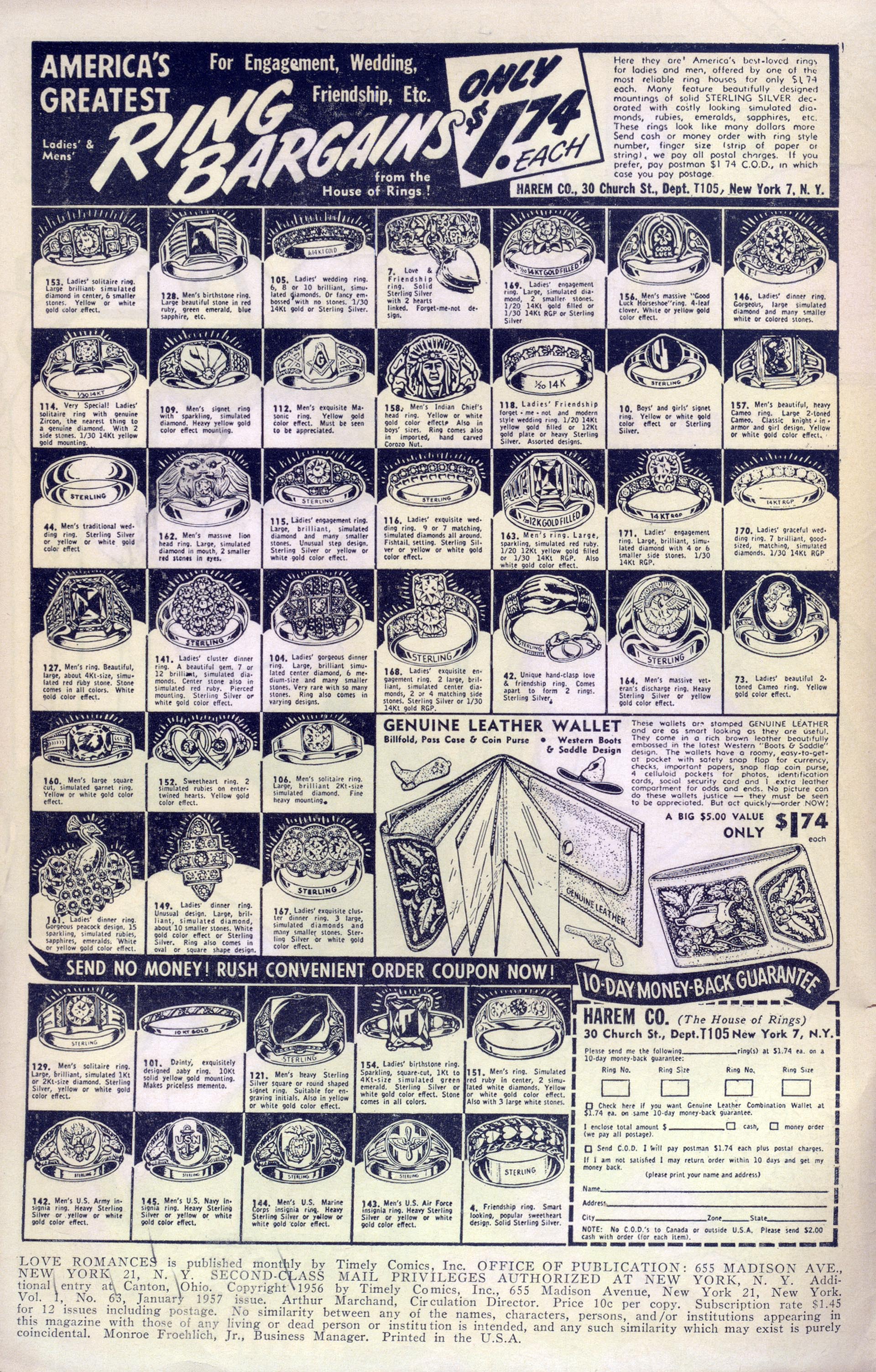 Read online Love Romances comic -  Issue #63 - 2