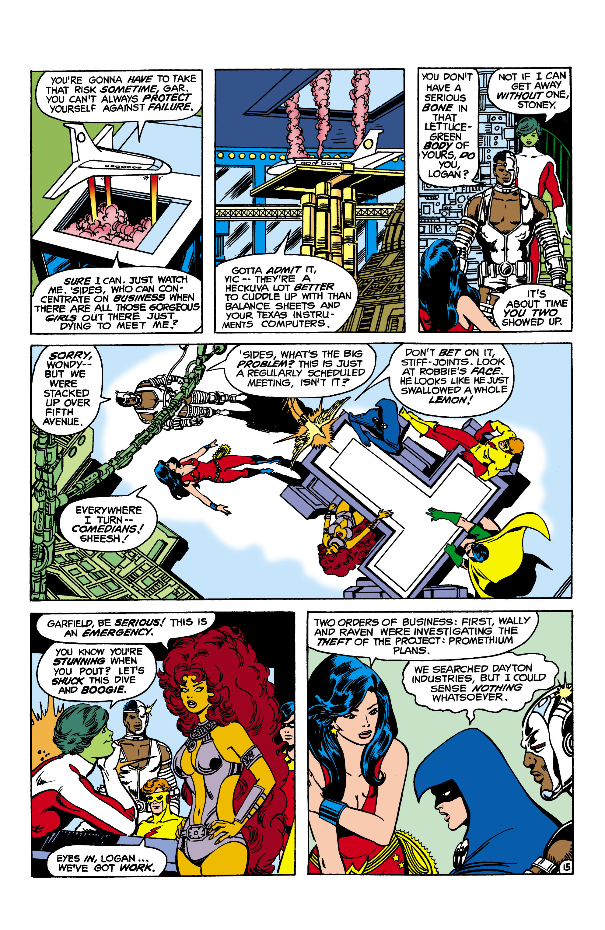 Read online The New Teen Titans (1980) comic -  Issue #10 - 16