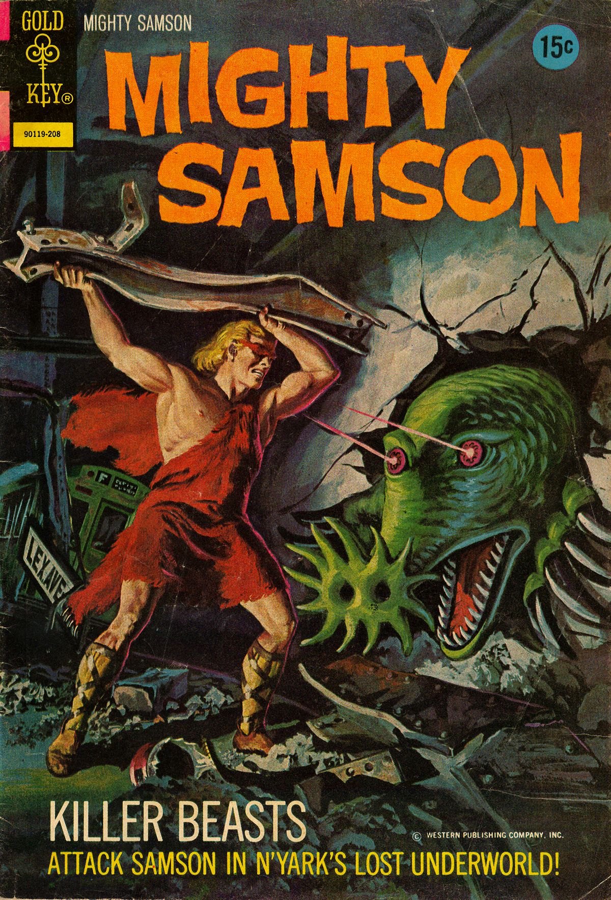 Read online Mighty Samson (1964) comic -  Issue #21 - 1