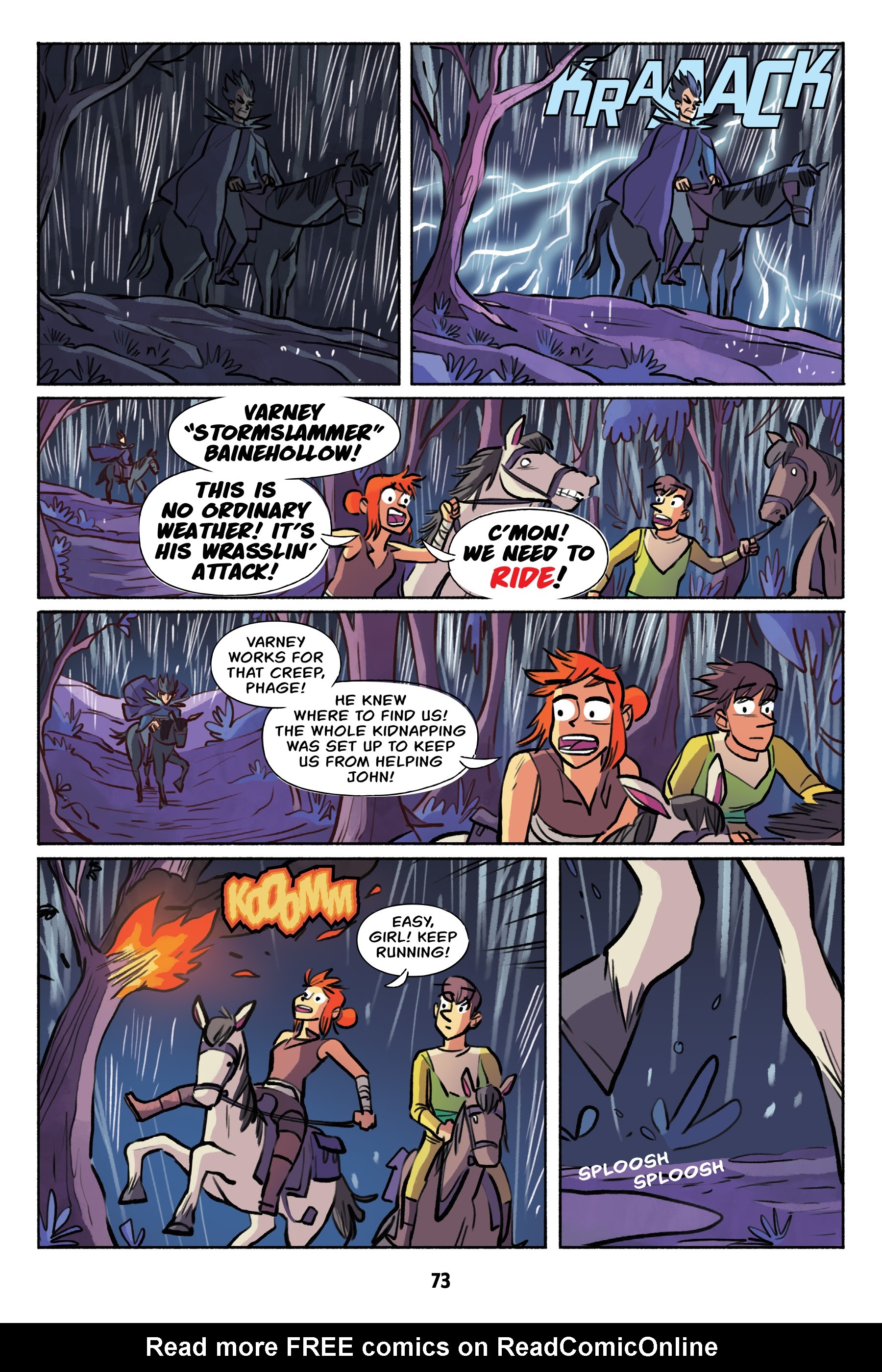 Read online Wrassle Castle comic -  Issue #2 - 73