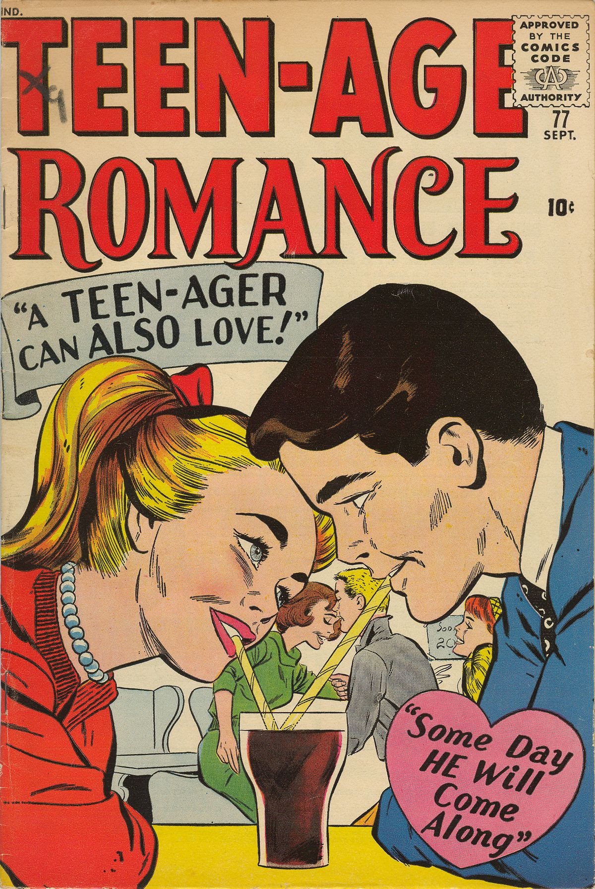 Read online Teen-Age Romance comic -  Issue #77 - 1
