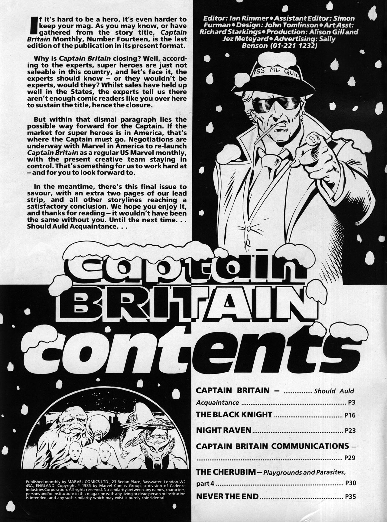 Read online Captain Britain (1985) comic -  Issue #14 - 2