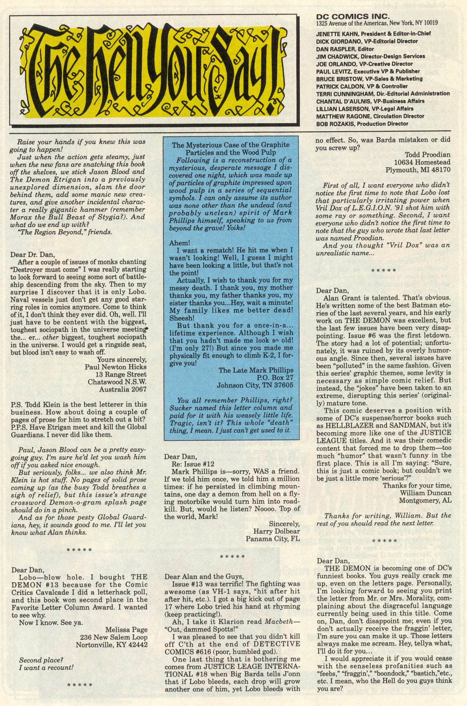 Read online The Demon (1990) comic -  Issue #16 - 25