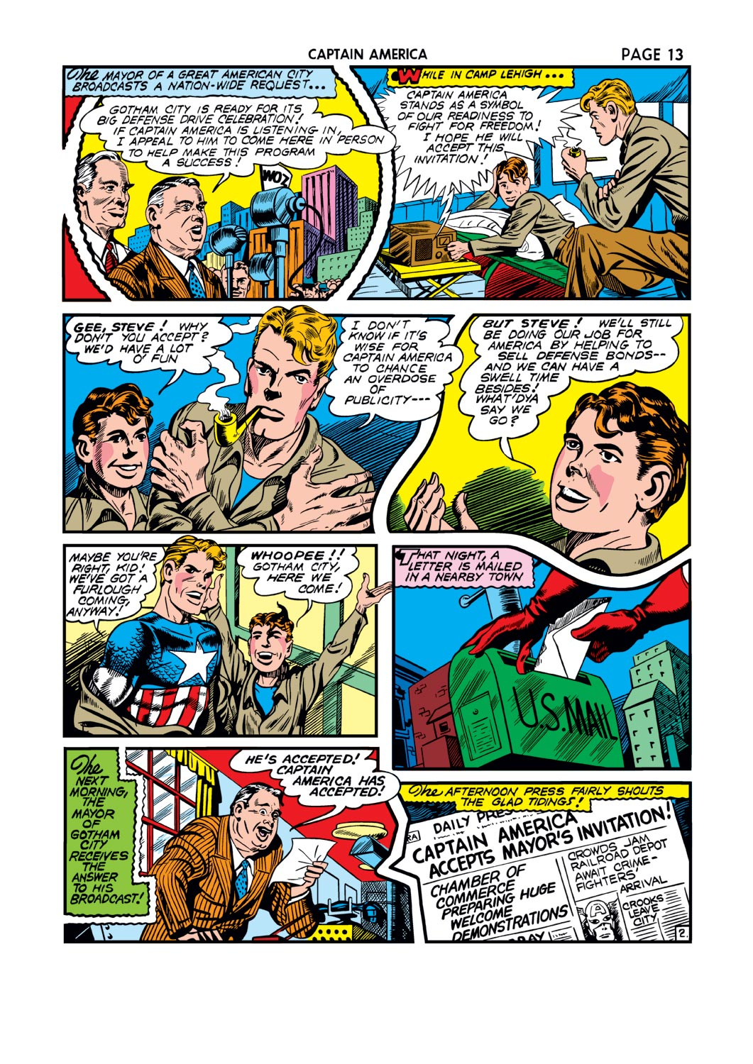 Captain America Comics 10 Page 13