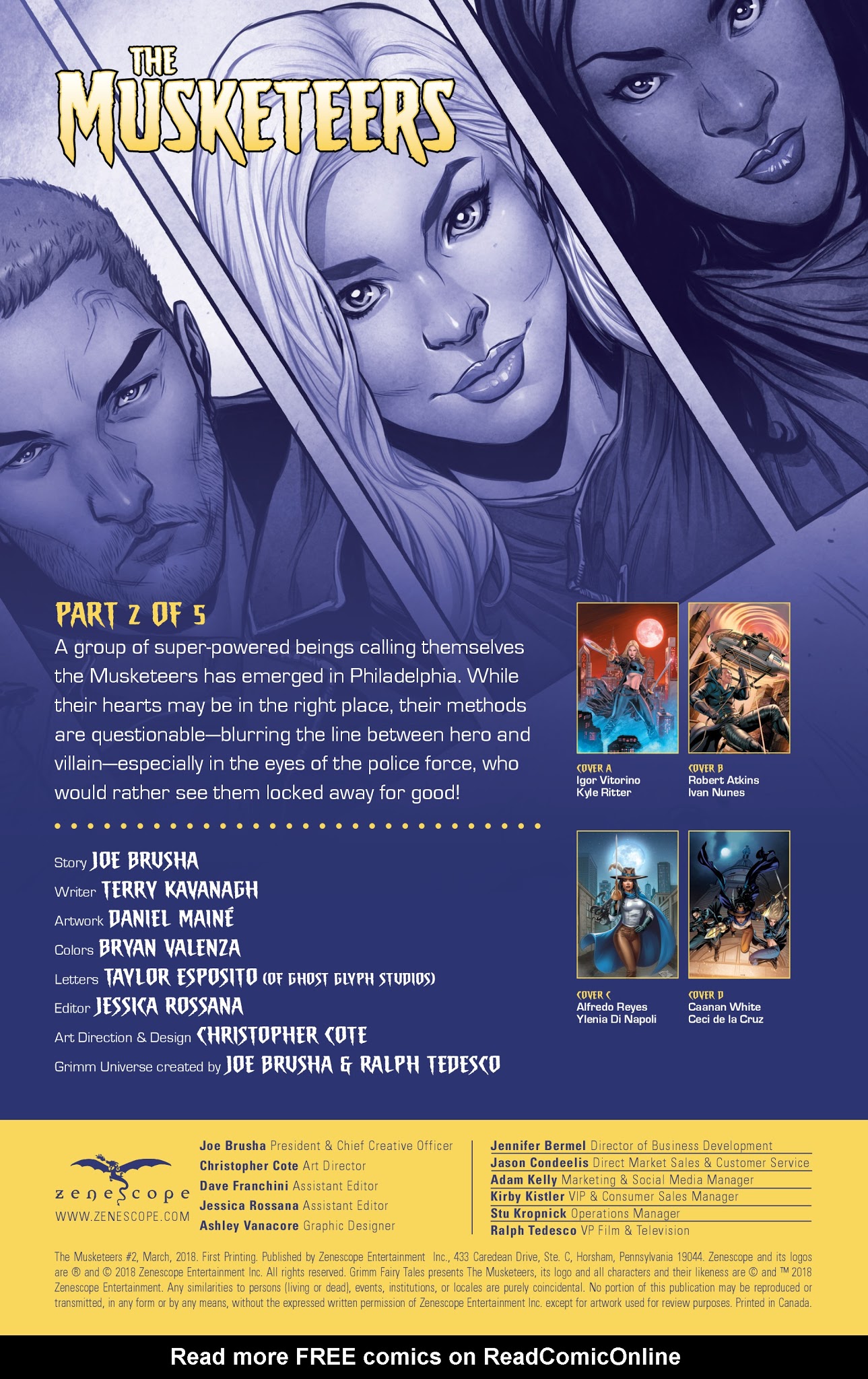 Read online The Musketeers comic -  Issue #2 - 2