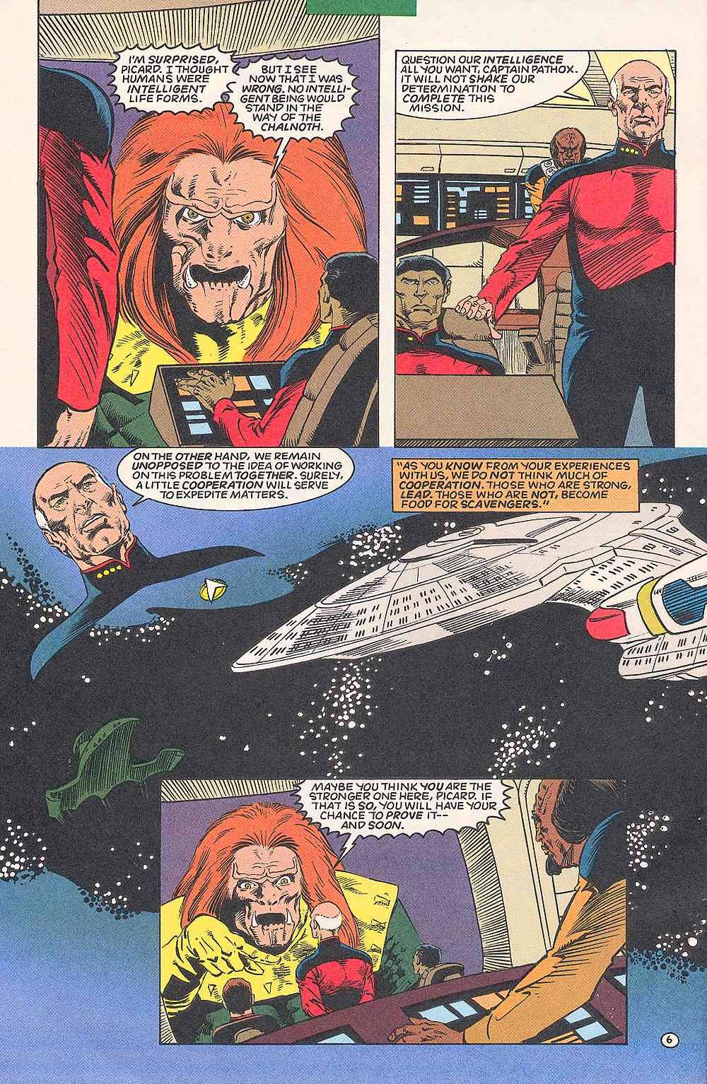 Read online Star Trek: The Next Generation (1989) comic -  Issue #60 - 6