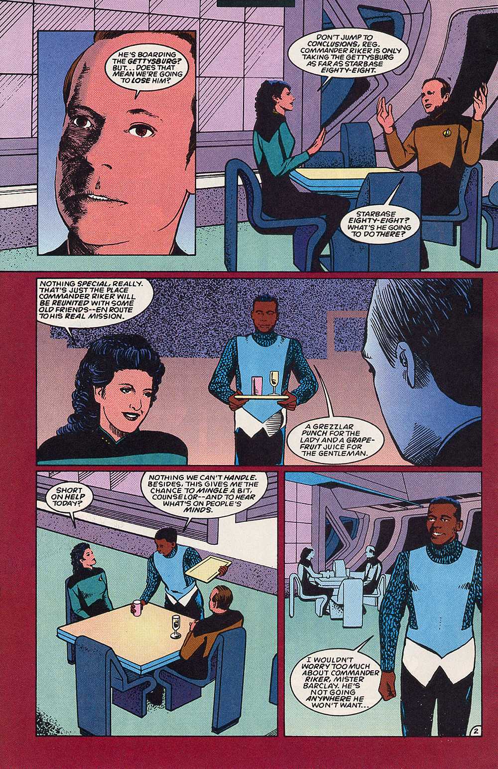 Read online Star Trek: The Next Generation (1989) comic -  Issue #67 - 3