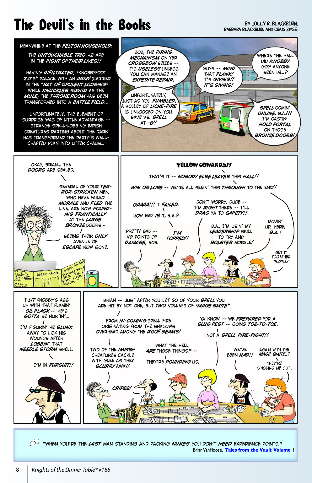 Read online Knights of the Dinner Table comic -  Issue #186 - 10