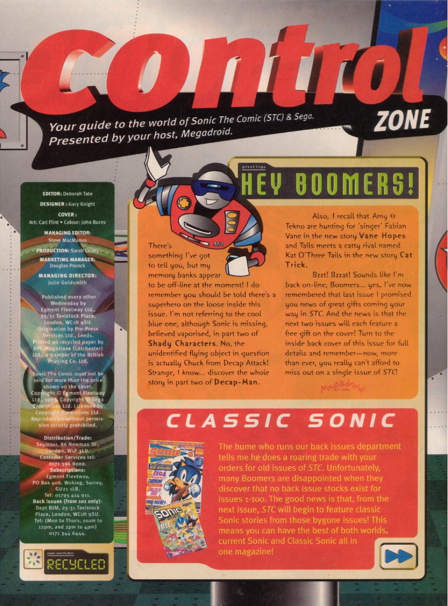 Read online Sonic the Comic comic -  Issue #132 - 2