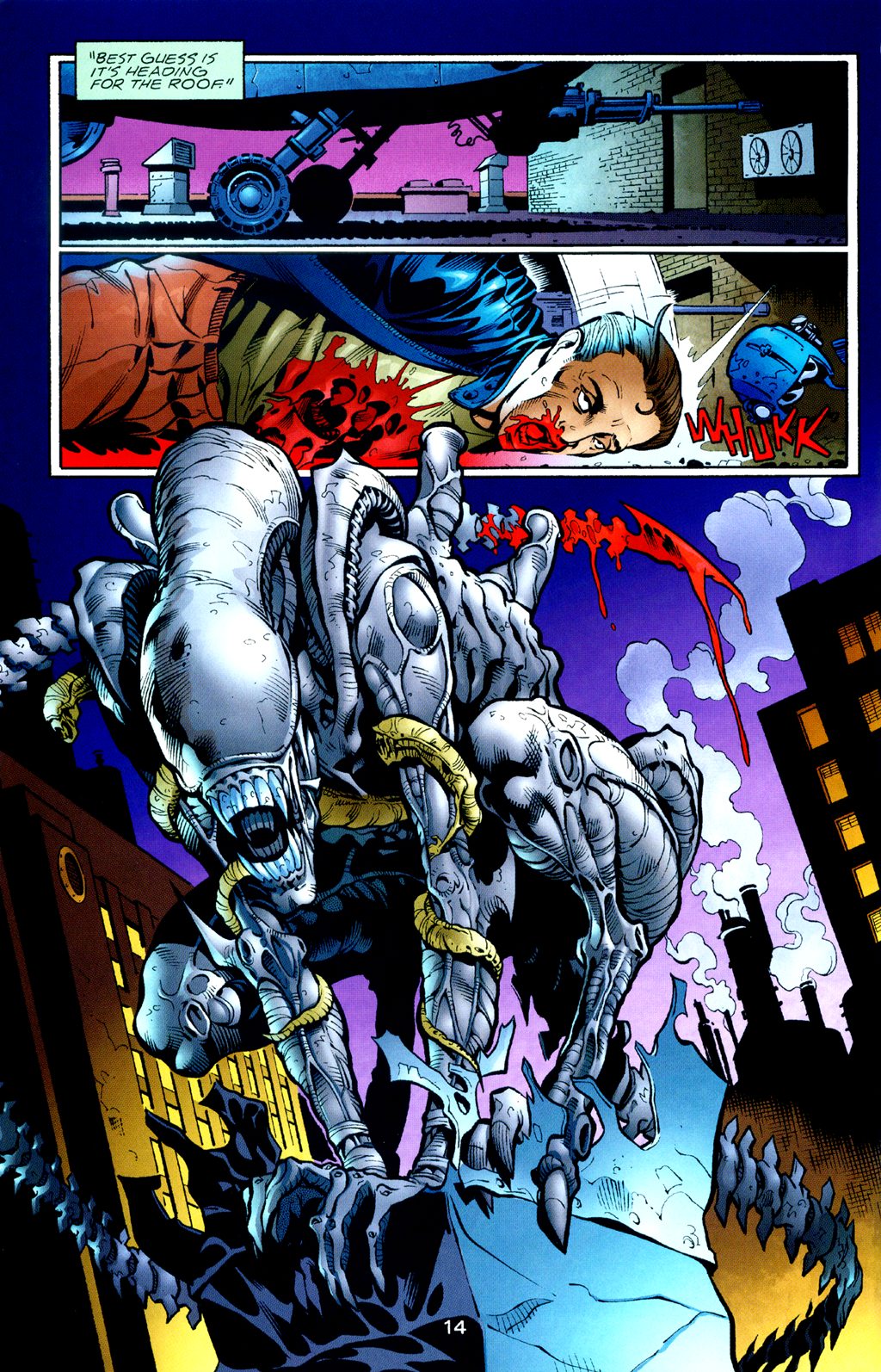 Read online Batman/Aliens II comic -  Issue #2 - 15