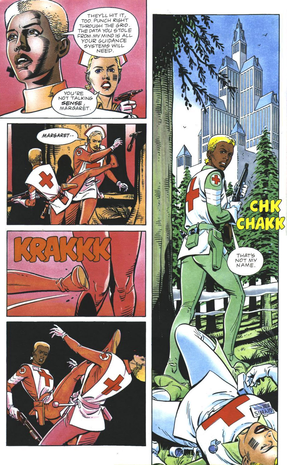 Read online Martha Washington Saves the World comic -  Issue #1 - 156