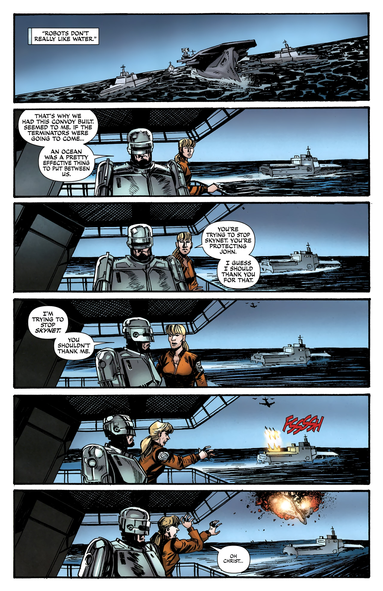Read online Terminator/Robocop: Kill Human comic -  Issue #4 - 10