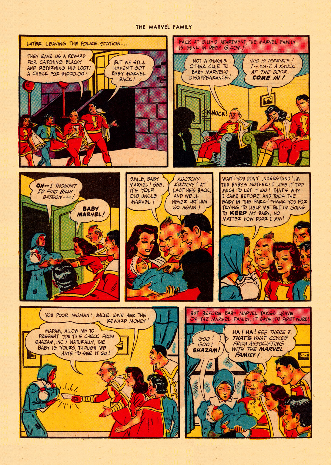 Read online The Marvel Family comic -  Issue #1 - 34
