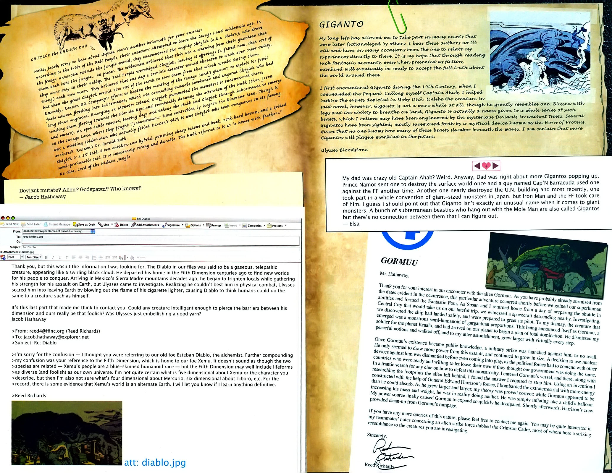 Read online Marvel Monsters: From the Files of Ulysses Bloodstone (and the Monster Hunters) comic -  Issue # Full - 36