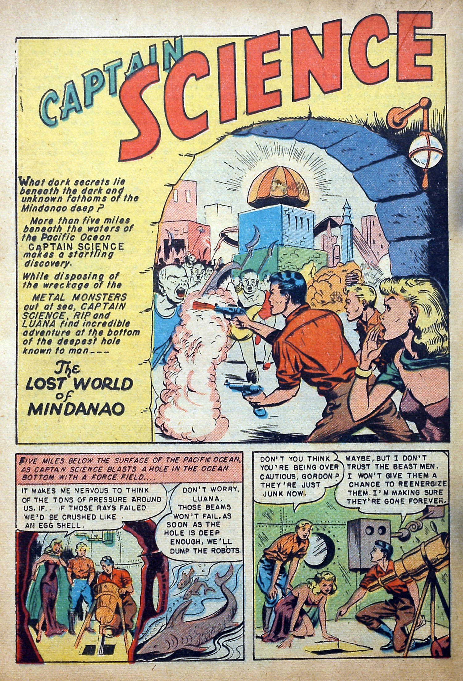 Read online Captain Science comic -  Issue #3 - 20