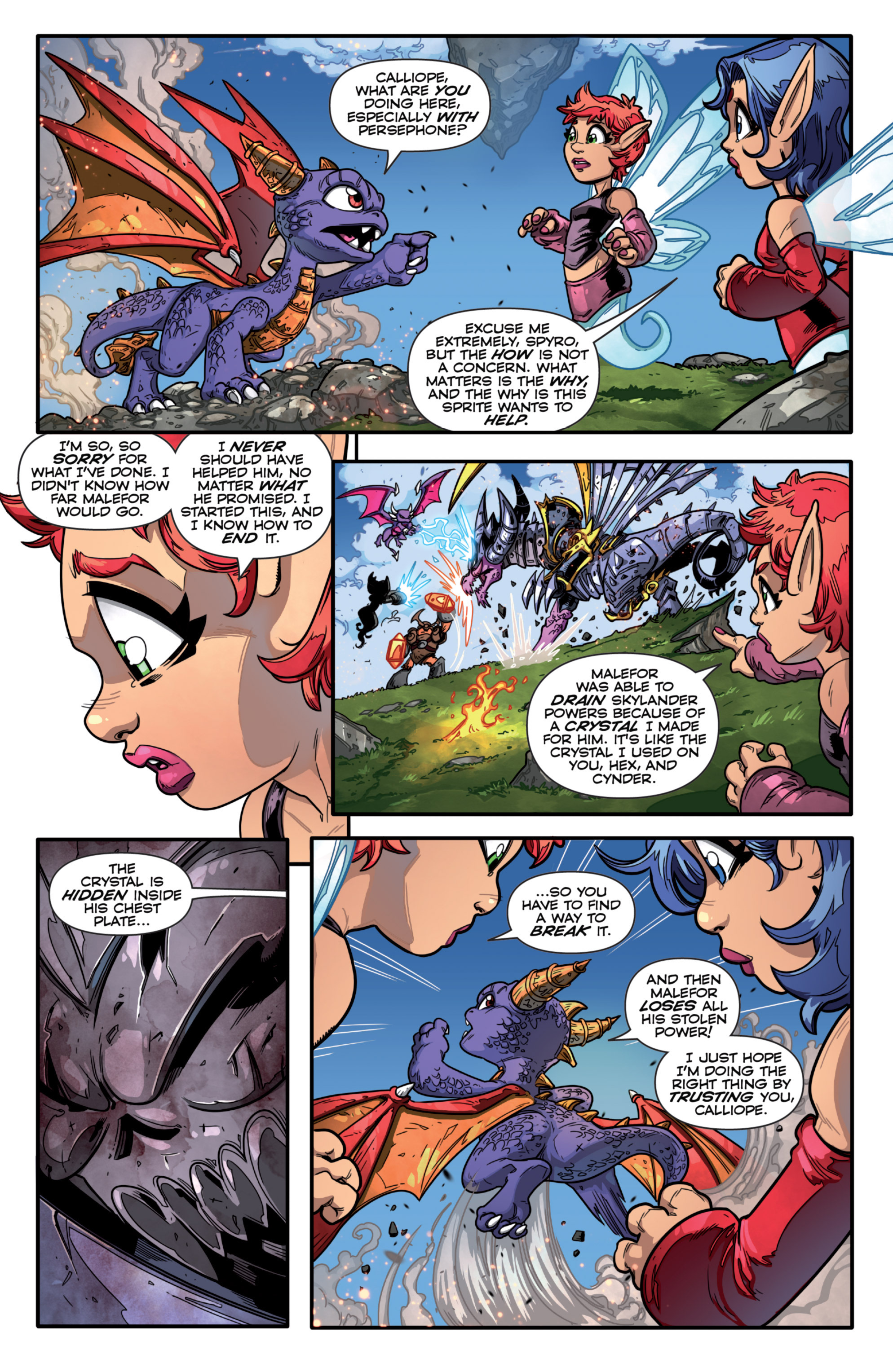 Read online Skylanders comic -  Issue #9 - 12