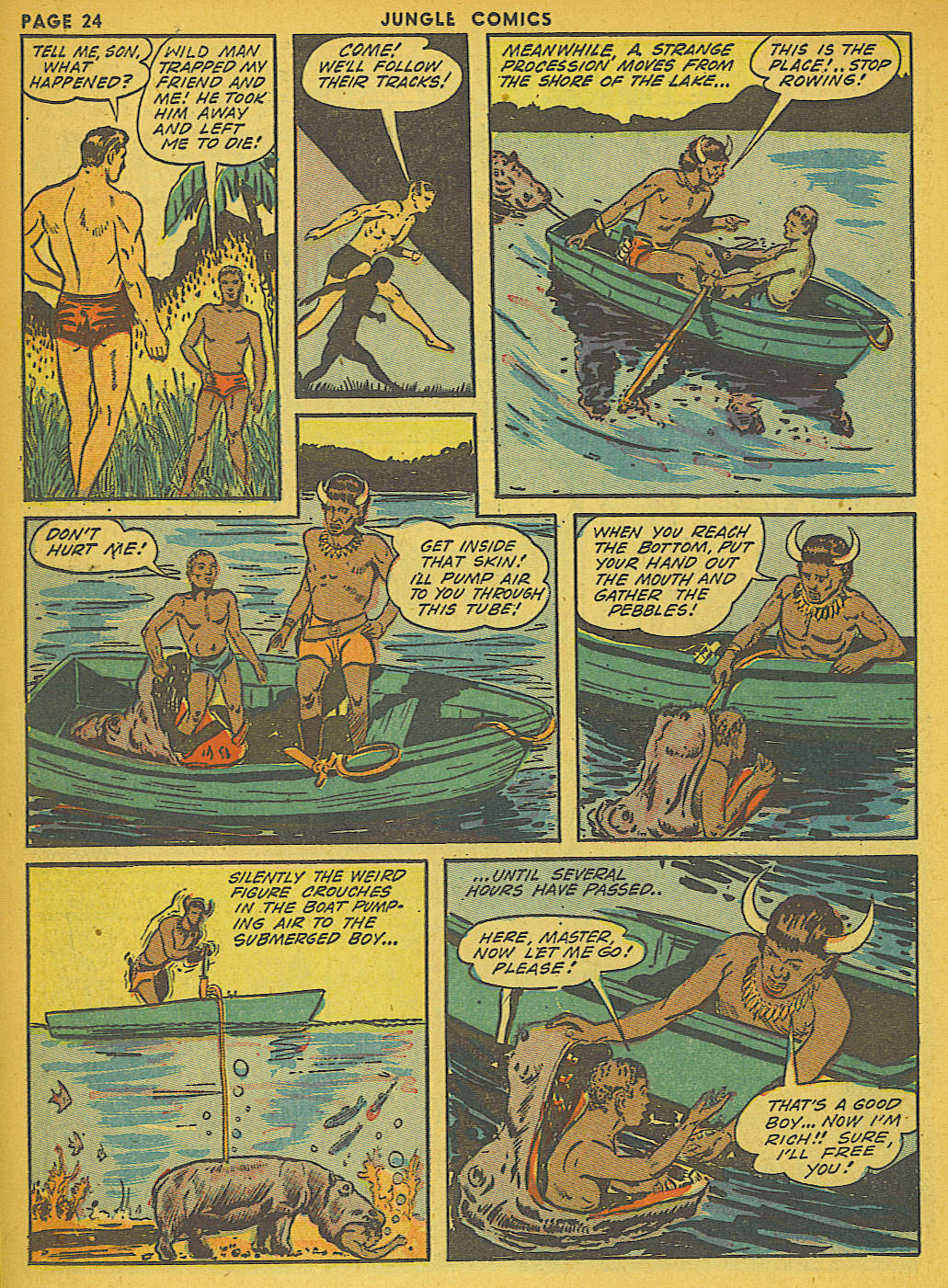 Read online Jungle Comics comic -  Issue #41 - 26