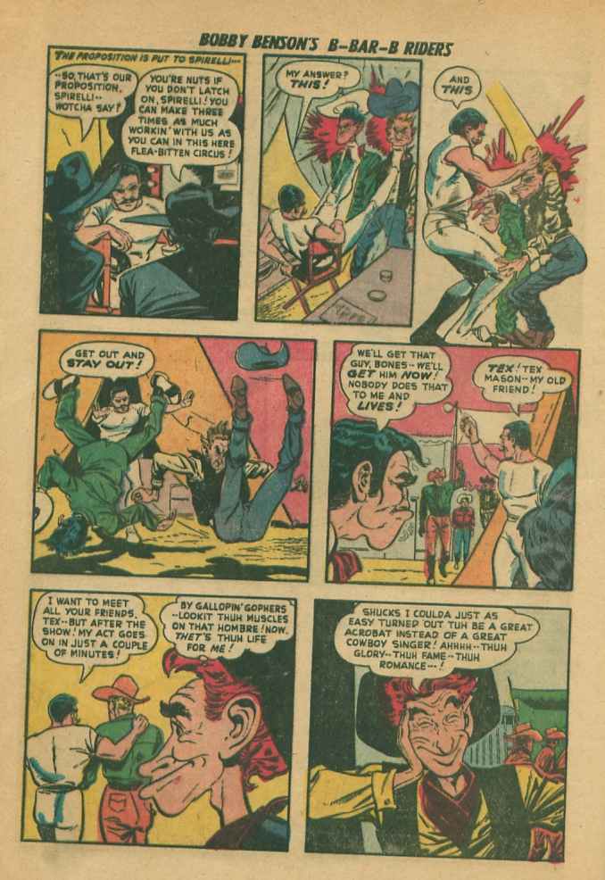 Read online Bobby Benson's B-Bar-B Riders comic -  Issue #9 - 12