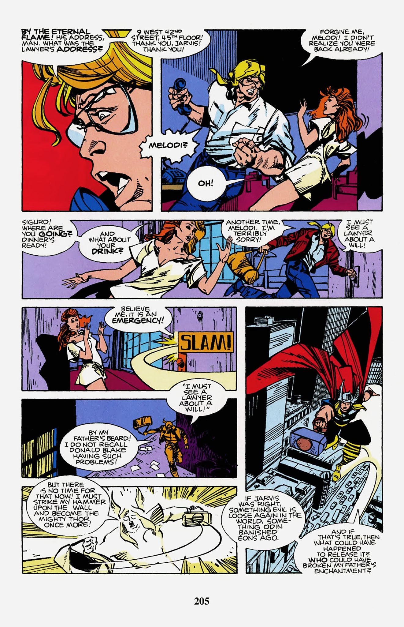 Read online Thor Visionaries: Walter Simonson comic -  Issue # TPB 1 - 207