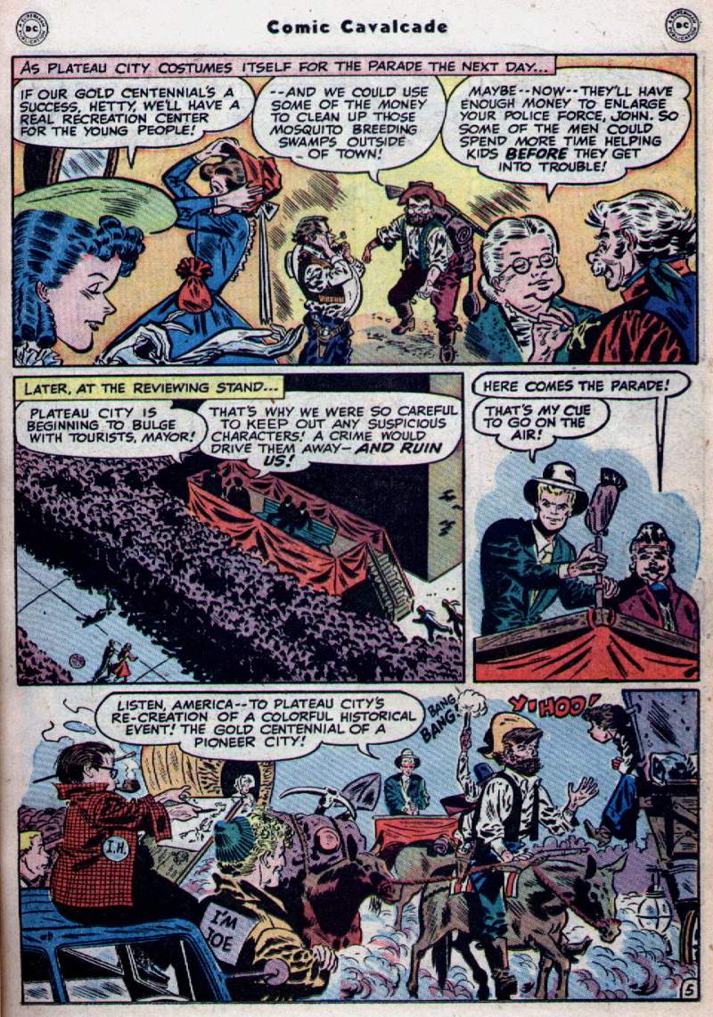 Read online Comic Cavalcade comic -  Issue #28 - 33