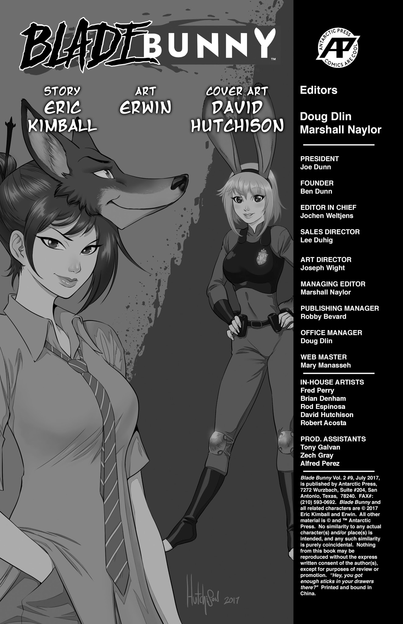 Read online Blade Bunny Vol.2 comic -  Issue #9 - 2