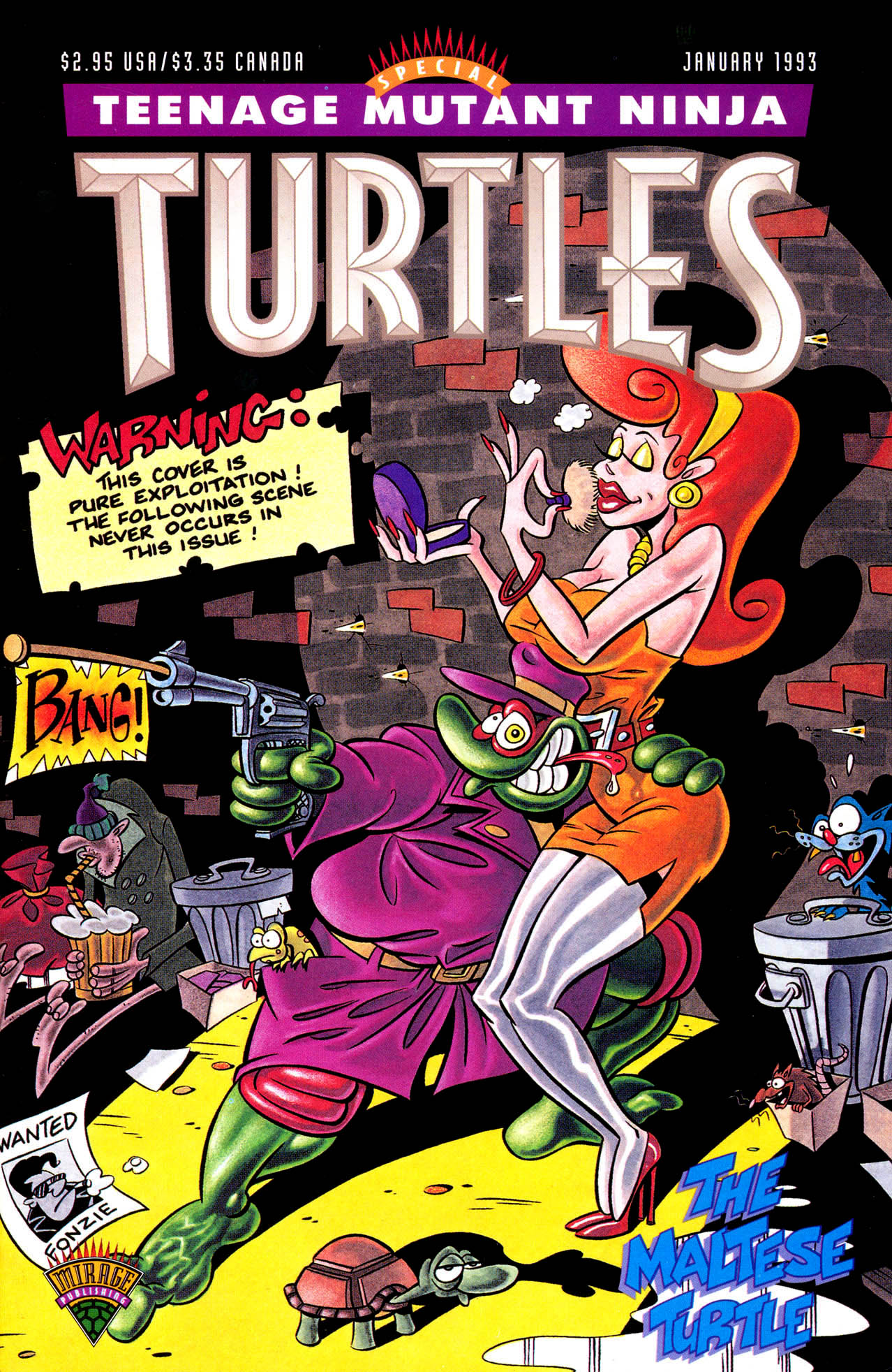 Read online Teenage Mutant Ninja Turtles: The Maltese Turtle comic -  Issue # Full - 1