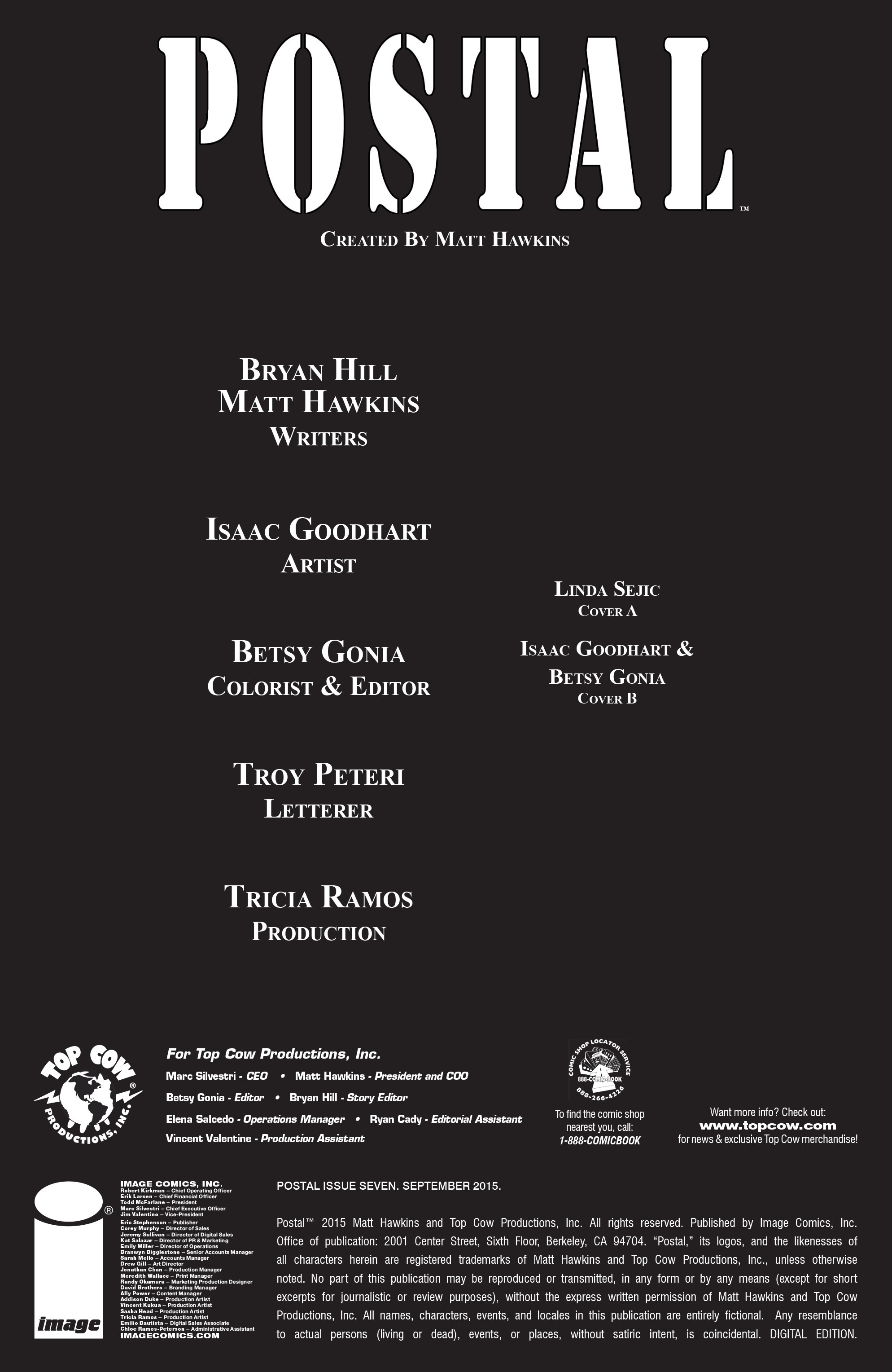 Read online Postal comic -  Issue #7 - 2