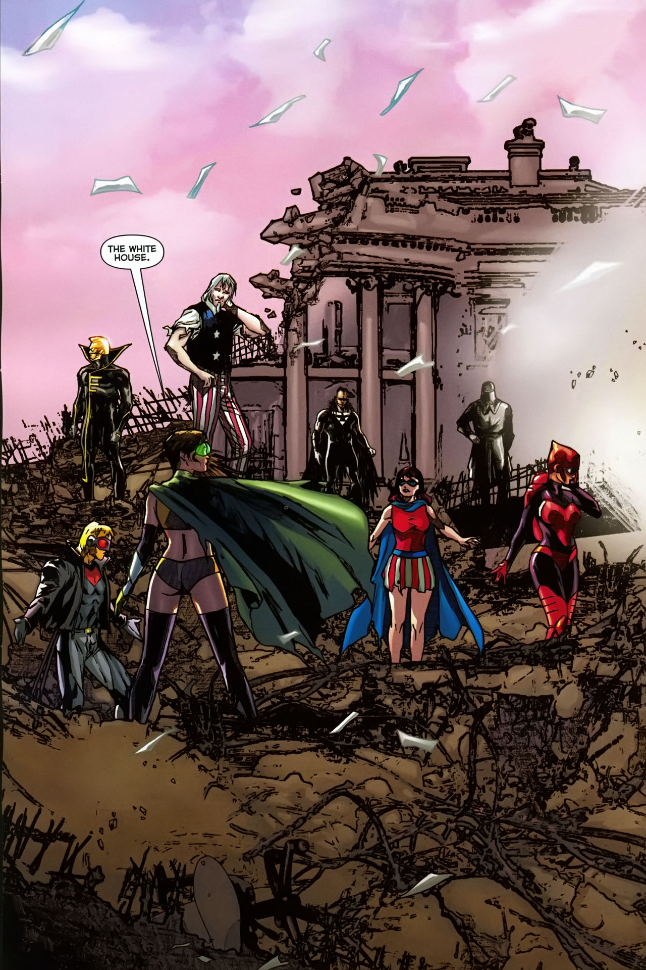 Read online Uncle Sam and the Freedom Fighters (2007) comic -  Issue #1 - 9