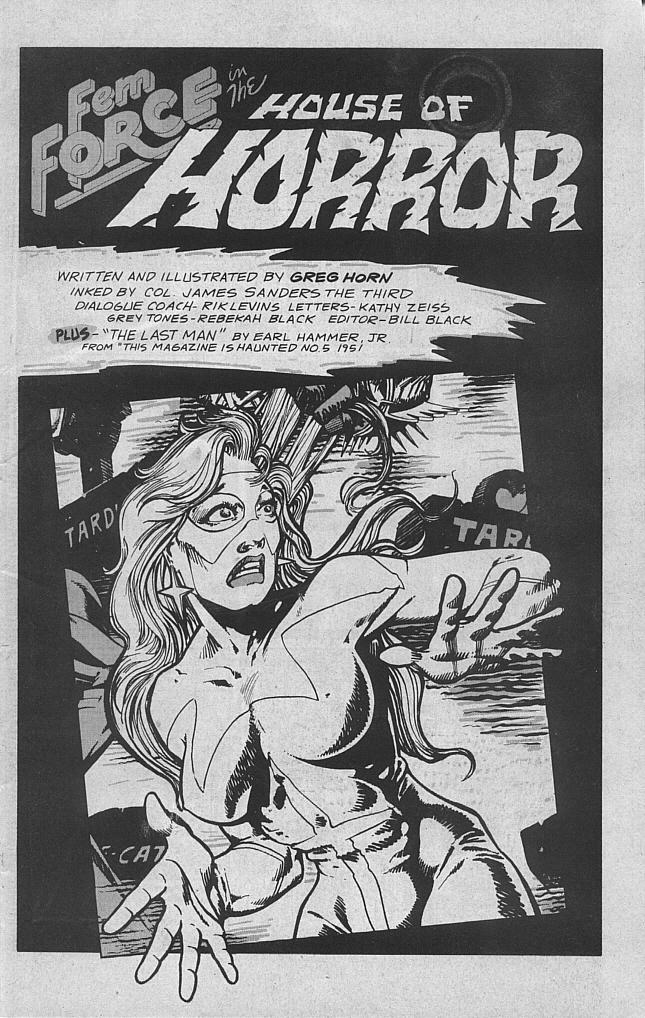 Read online Femforce in the House of Horror comic -  Issue # Full - 3