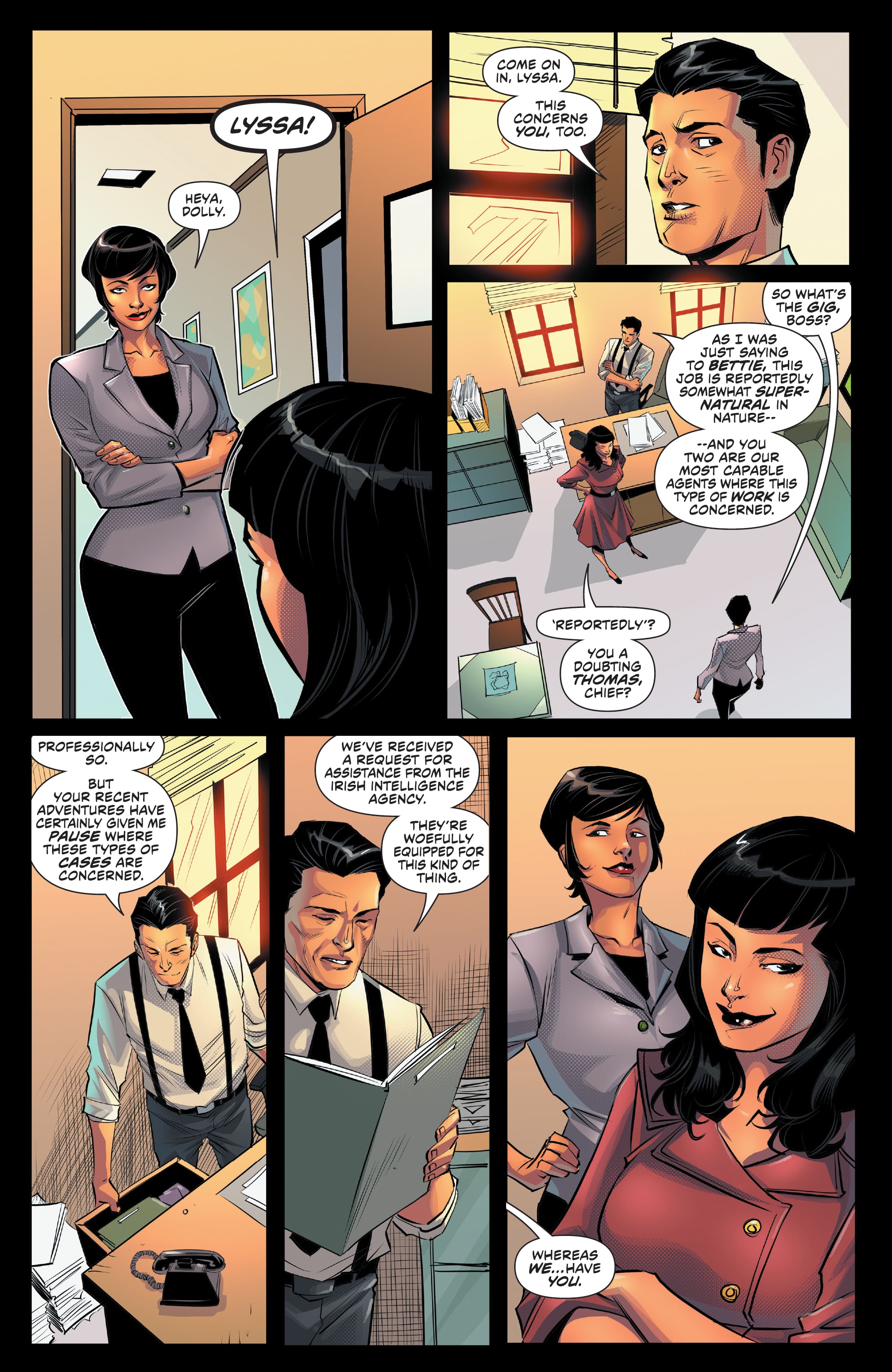 Read online Bettie Page & The Curse of the Banshee comic -  Issue #1 - 11