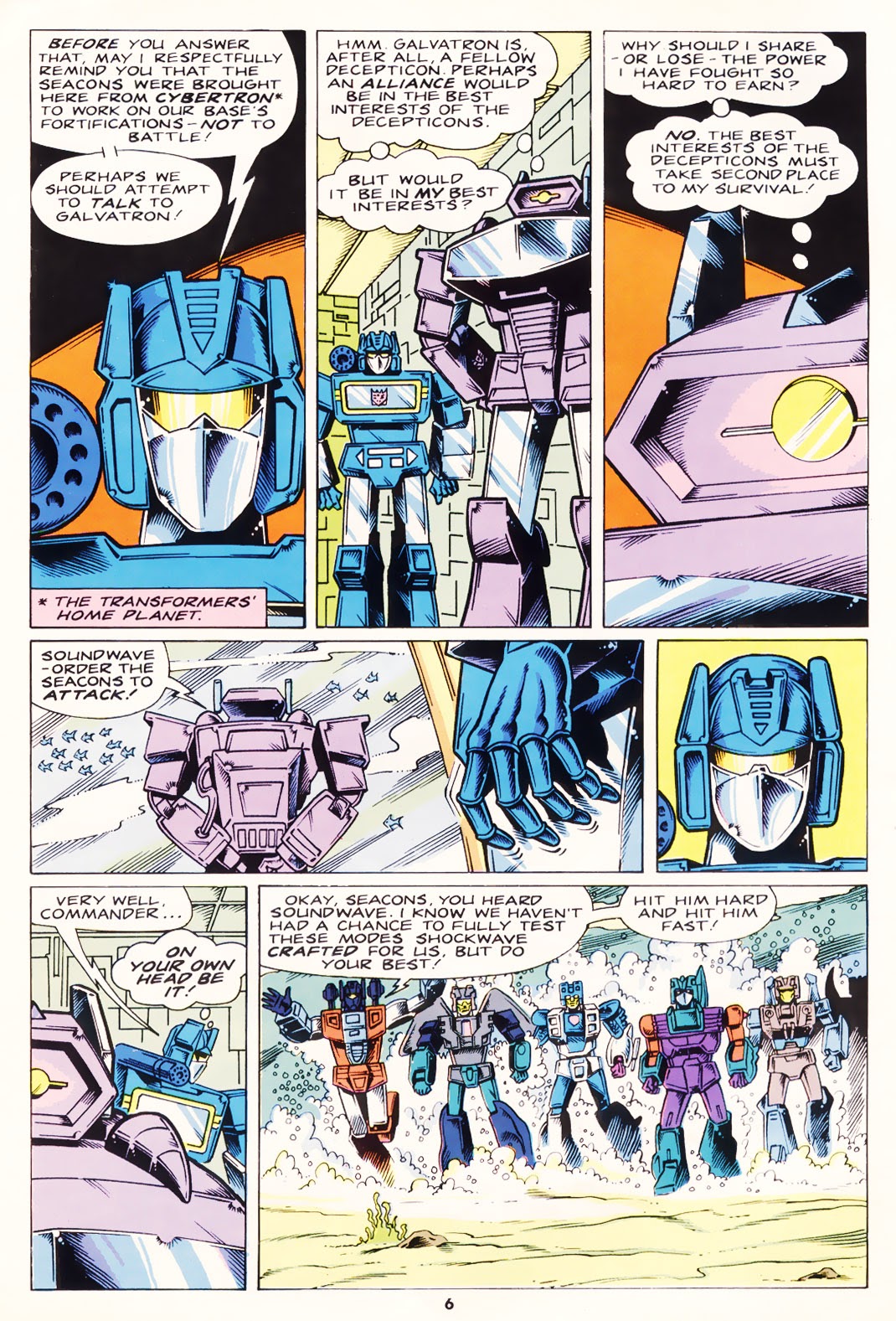 Read online The Transformers (UK) comic -  Issue #152 - 6