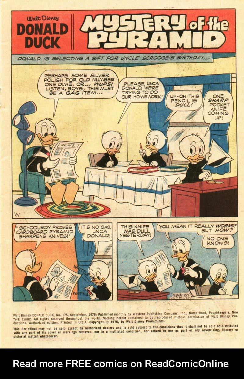 Read online Walt Disney's Donald Duck (1952) comic -  Issue #175 - 3