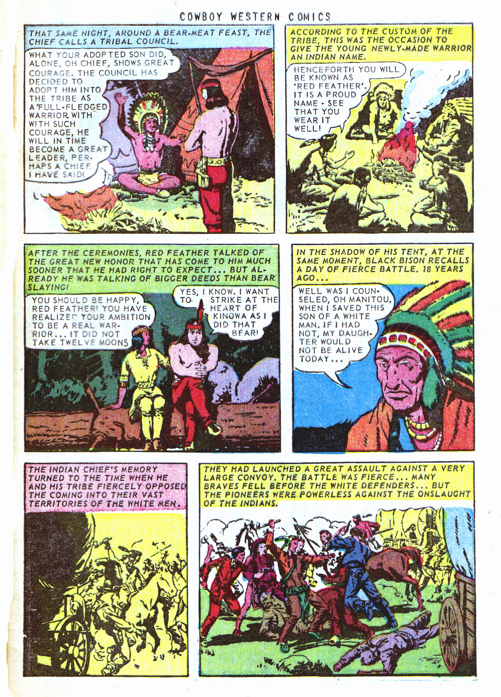 Read online Cowboy Western Comics (1948) comic -  Issue #39 - 33