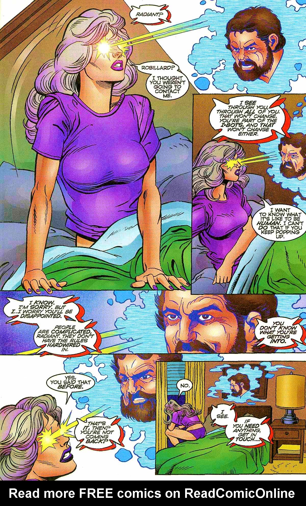 Read online Isaac Asimov's I-Bots comic -  Issue #4 - 17