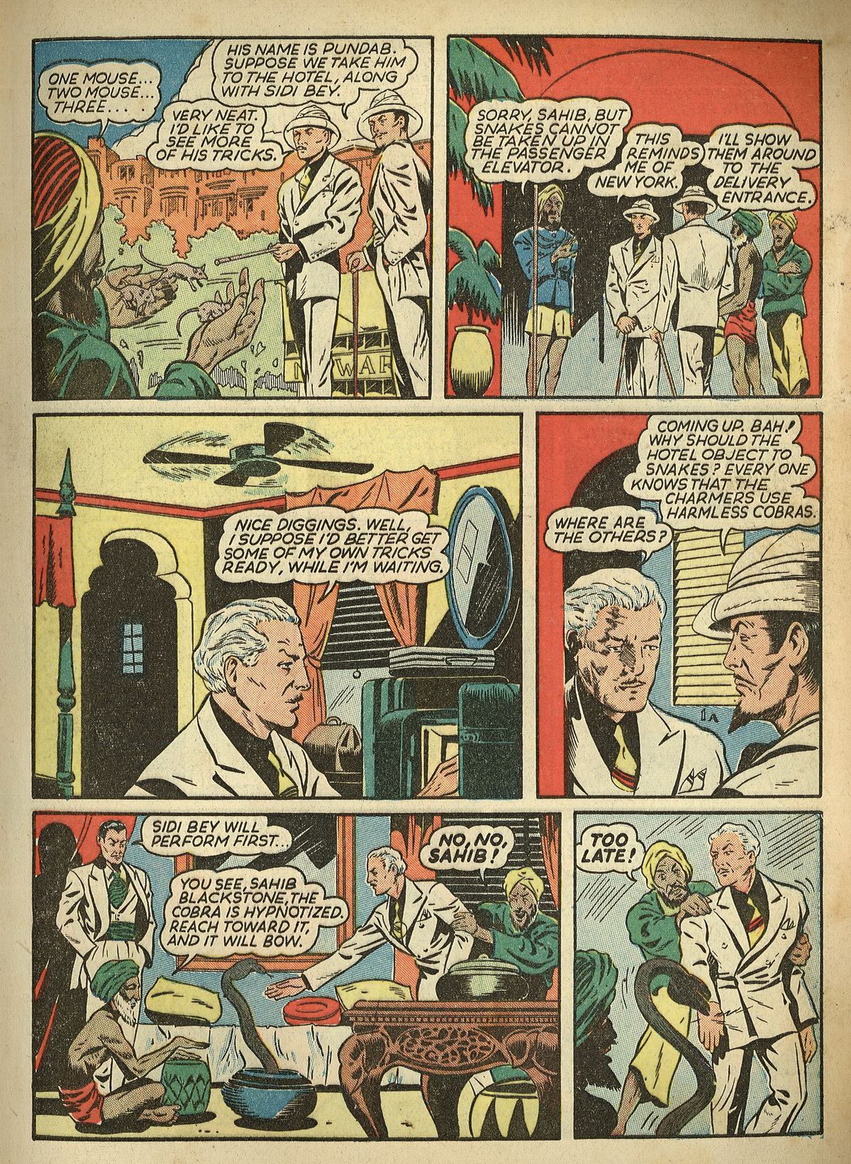 Read online Super-Magician Comics comic -  Issue #1 - 7