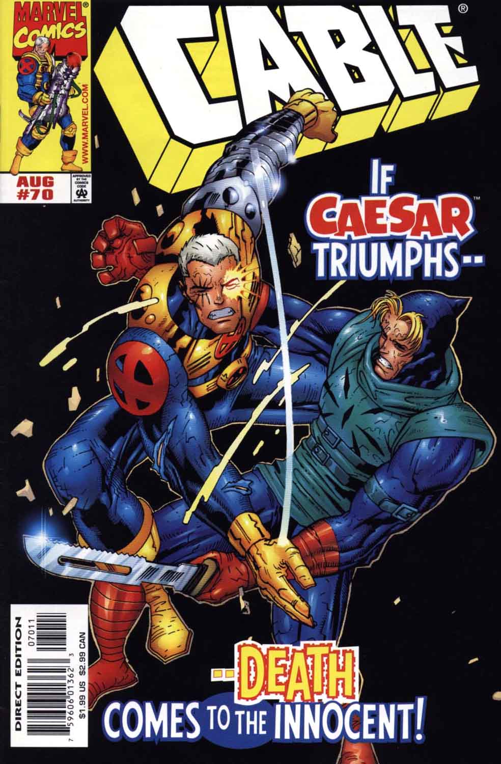 Read online Cable (1993) comic -  Issue #70 - 1